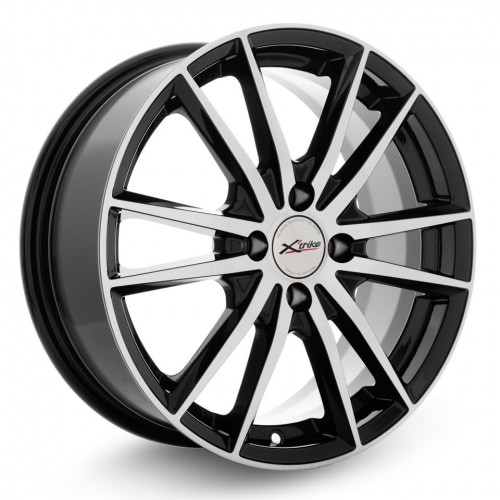 Диск 6.5x16 4x114.30 ET43 D67.10 X-trike X-129 Черный с полированной лицевой поверхностью Диск 6.5x16 4x114.30 ET43 D67.10 X-trike X-129 Черный с полированной лицевой поверхностью