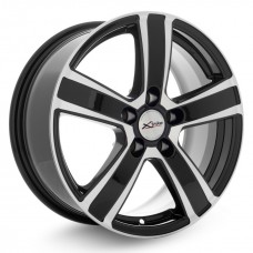 Диск 7x16 5x112 ET32 D66.6 Xtrike X-108 BK/FP