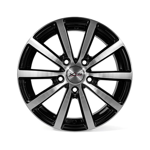Диск 6x15 5x100 ET38 D67.1 Xtrike X-115 BK/FP
