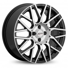 Диск 7x17 4x100 ET43 D60.1 Xtrike X-131 BK/FP