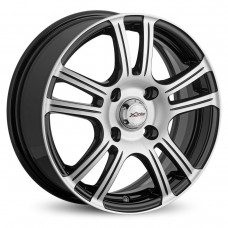 Диск 6x15 4x98 ET35 D58.5 Xtrike X-105М BK/FP