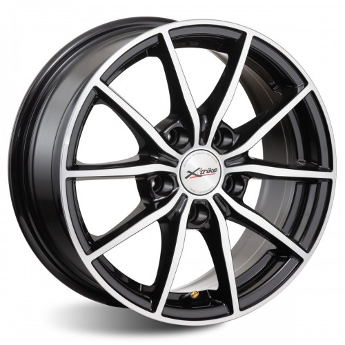 Диск 6.5x15 5x100 ET38 D57.1 Xtrike X-111М BK/FP