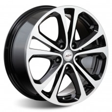 Диск 7x17 5x108 ET40 D54.1 Xtrike X-113М BK/FP