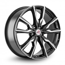 Диск 8x20 5x112 ET27 D66.6 XtrikeRST R012 BK/FP