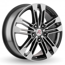 Диск 7x17 5x120 ET55 D65.1 XtrikeRST R167 BK/FP
