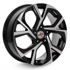 Диск 6.5x17 5x114,3 ET37 D66.5 XtrikeRST R087 BK/FP