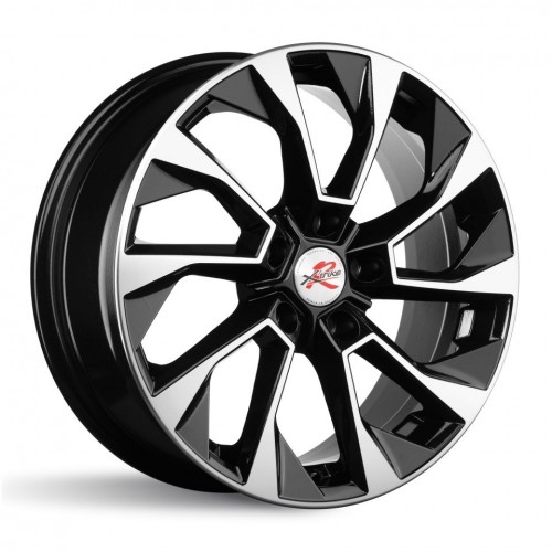 Диск 7x17 5x114,3 ET45 D54.1 XtrikeRST R177 BK/FP
