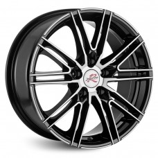 Диск 7x17 5x110 ET46 D63.4 XtrikeRST R187 BK/FP