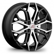 Диск 6x16 4x100 ET50 D60.1 XtrikeRST R126 BK/FP