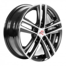 Диск 6x15 5x100 ET38 D57.1 XtrikeRST R025 BK/FP