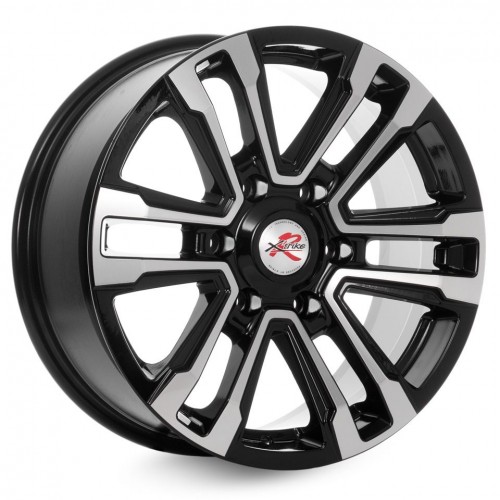 Диск 7.5x17 6x139,7 ET25 D106.1 XtrikeRST R107 BK/FP