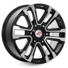 Диск 7.5x17 6x139,7 ET25 D106.1 XtrikeRST R107 BK/FP Диск 7.5x17 6x139,7 ET25 D106.1 XtrikeRST R107 BK/FP