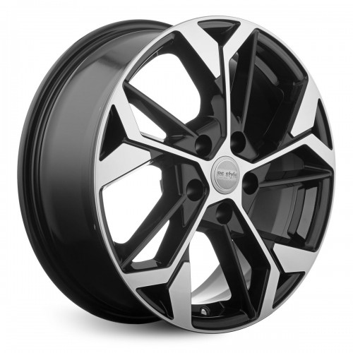 Диск 6.5x17 5x1120 ET38 D57.10 КиК ZV Tiguan КС1062 Черный с полированной лицевой поверхностью