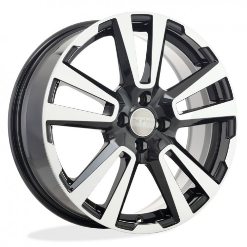 Диск 6.5x17 5x114.30 ET50 D66.10 КиК ZV Kaptur КС874 Черный с полированной лицевой поверхностью Диск 6.5x17 5x114.30 ET50 D66.10 КиК ZV Kaptur КС874 Черный с полированной лицевой поверхностью