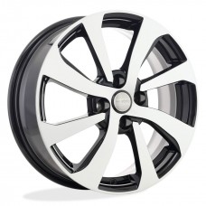Диск 6.0x16 4x1000 ET37 D60.10 КиК ZV Sandero Stepway КС893 Черный с полированной лицевой поверхностью