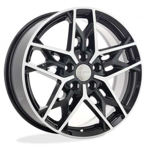 Диск 7.5x17 5x114.30 ET45 D60.10 КиК ZV Camry V7 КС894 Черный с полированной лицевой поверхностью