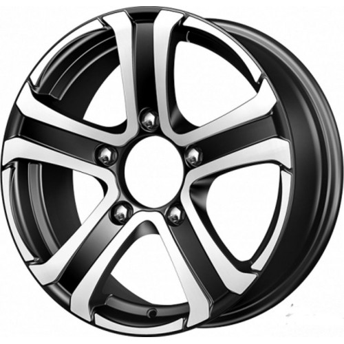 Диск 6.0x16 5x139.70 ET40 D980 iFree Хафпайп Черный с полированной лицевой поверхностью