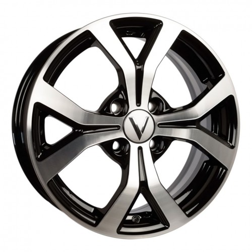 Диск 6x15 4x100 ET48 D54.1 Вектор K147 Алмаз черный