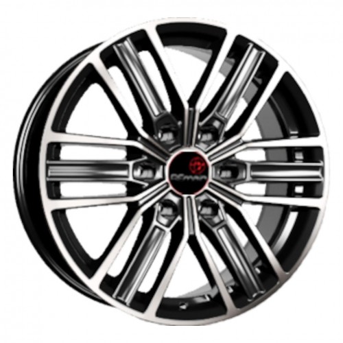 Диск 7.5x18 6x139,7 ET25 D106.1 Вектор B218 Алмаз черный
