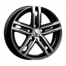 Диск 6x15 5x114,3 ET46 D67.1 Вектор B178 Алмаз черный