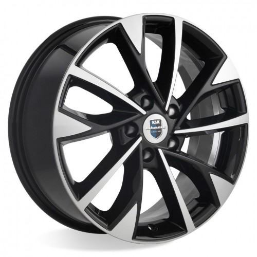 Диск 7x17 5x114,3 ET45 D67.1 КиК Роквуд (КС900) Алмаз черный