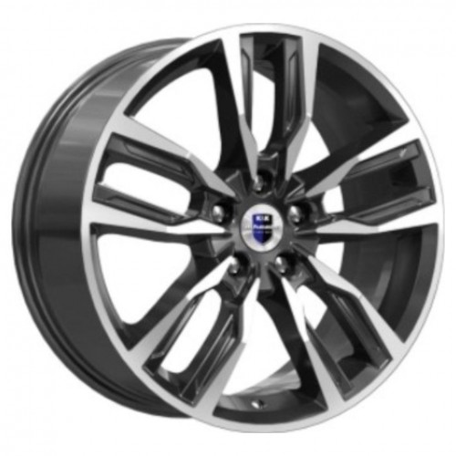 Диск 8x18 5x112 ET30 D66.6 КиК Борэй (КС901) алмаз чёрный