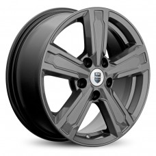 Диск 6.5x16 5x1120 ET46 D57.10 КиК Оклахома Темно - серый глянцевый