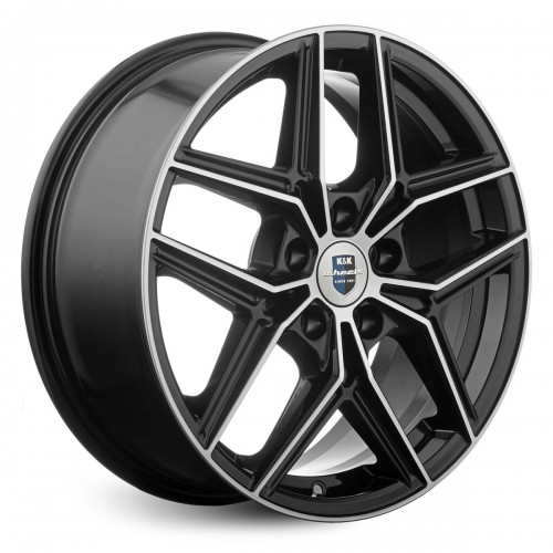 Диск 7x17 5x114,3 ET39 D60.1 КиК Юнион (КС1025) Алмаз черный