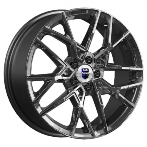 Диск 7.0x18 5x114.30 ET45 D66.10 КиК Вудроф Темно - серый глянцевый