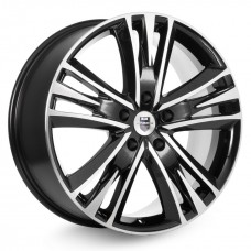 Диск 8.5x20 5x114,3 ET40 D67.1 КиК Атлас (КС661) Алмаз черный