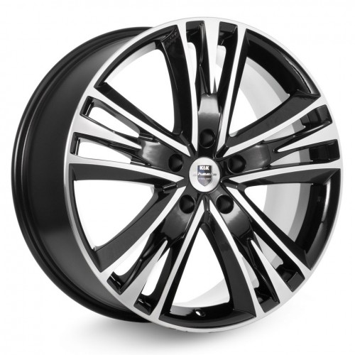 Диск 8.5x20 5x114,3 ET40 D67.1 КиК Атлас (КС661) Алмаз черный