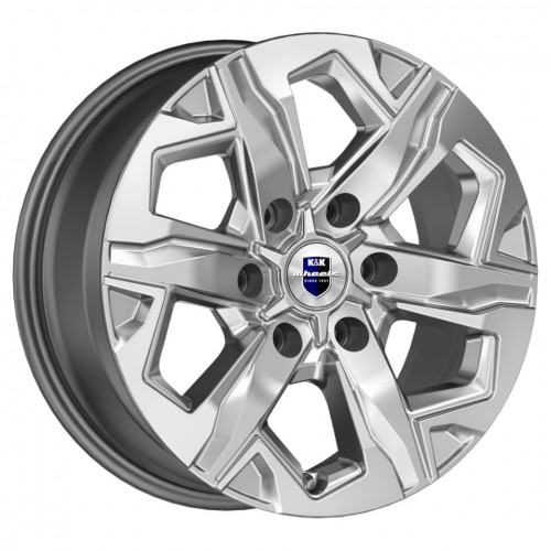 Диск 7.5x17 6x114.30 ET30 D66.10 КиК Тейт Антрацитовый