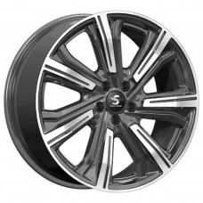 Диск 8.5x20 5x120 ET41,5 D66.1 КиК Premium Kleemann (КР1067) Diamond Black Gris