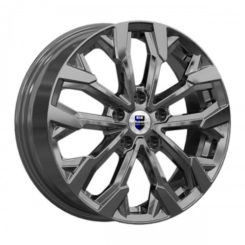 Диск 6.5x17 5x114.30 ET50 D54.10 КиК Морейн Темно - серый глянцевый Диск 6.5x17 5x114.30 ET50 D54.10 КиК Морейн Темно - серый глянцевый