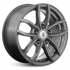 Диск 6.5x15 5x110 ET35 D65.1 KiK Фрост КС1048 BG