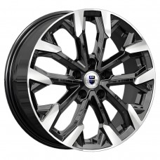 Диск 6.5x17 5x114,3 ET37 D66.6 КиК Морейн (КС1046) Алмаз черный
