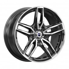 Диск 8x17 5x120 ET30 D72.6 КиК Бартон (КС1110) Алмаз черный