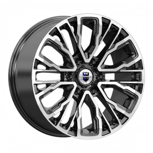 Диск 8.5x19 6x139,7 ET25 D106.1 КиК Кортес (КС1102) Алмаз черный