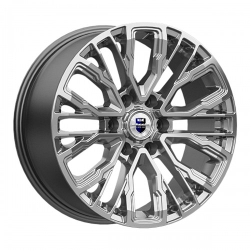 Диск 8.5x19 6x139,7 ET25 D106.1 КиК Кортес (КС1102) Дарк платинум
