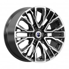 Диск 8.5x19 6x139,7 ET36 D100.1 КиК Кортес (КС1102) Алмаз черный