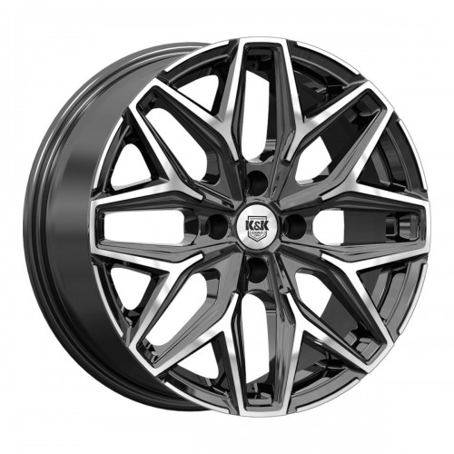 Диск 7x17 5x114,3 ET40 D67.1 КиК Ариус (КС1187) Алмаз черный