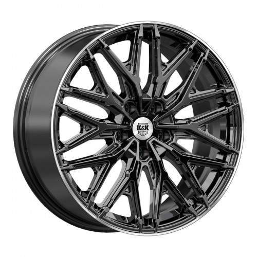 Диск 8x19 5x114,3 ET40 D60.1 КиК Клермон (КС1156) Черный бриллиант