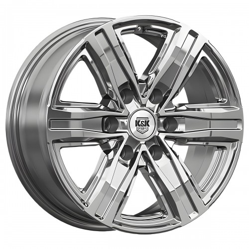 Диск 7.5x17 6x139,7 ET45 D92.5 КиК R8 (КС1174) Дарк платинум