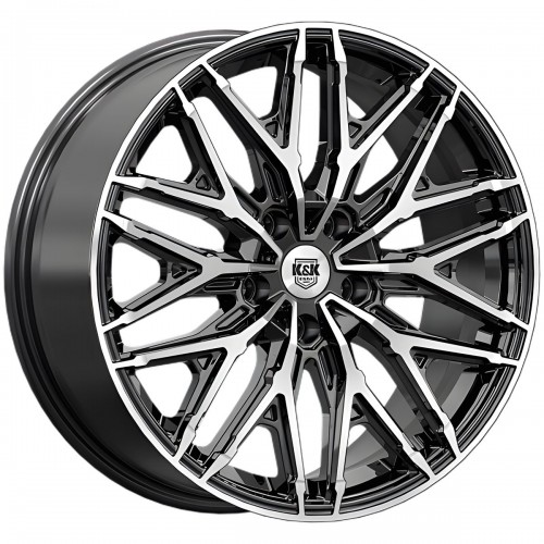 Диск 8x19 5x114,3 ET40 D66.6 КиК Клермон (КС1156) Алмаз черный
