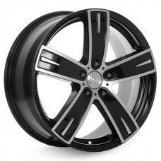 Диск 8x18 5x130 ET53 D71.6 КиК Онегин (КС472) Алмаз черный