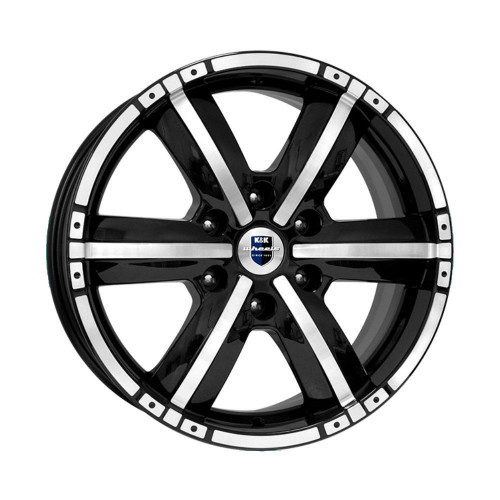 Диск 7.5x17 6x139,7 ET25 D67.1 КиК Окинава (КС635) Алмаз черный