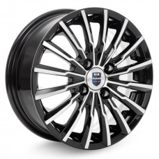 Диск 5.5x14 4x100 ET39 D67.1 КиК Акцент (КС641) Алмаз черный