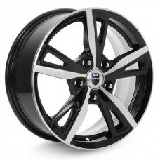Диск 6.5x16 5x114,3 ET50 D66.1 КиК Фишт-оригинал (КС690) Алмаз черный