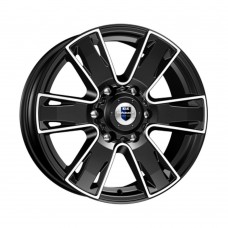 Диск 7.0x17 6x139,7 ET33 D100.1 KiK Севенна КС726 алмаз черный