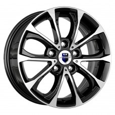 Диск 6.5x15 5x114,3 ET43 D66.1 КиК Urals-оригинал (КС732) Алмаз черный